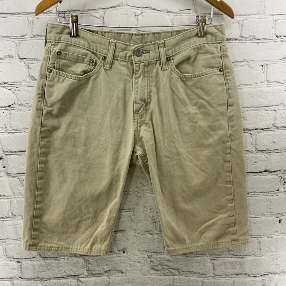 Levi's‎ Khaki Shorts Mens Sz 32 Chino Beige Casual Summer